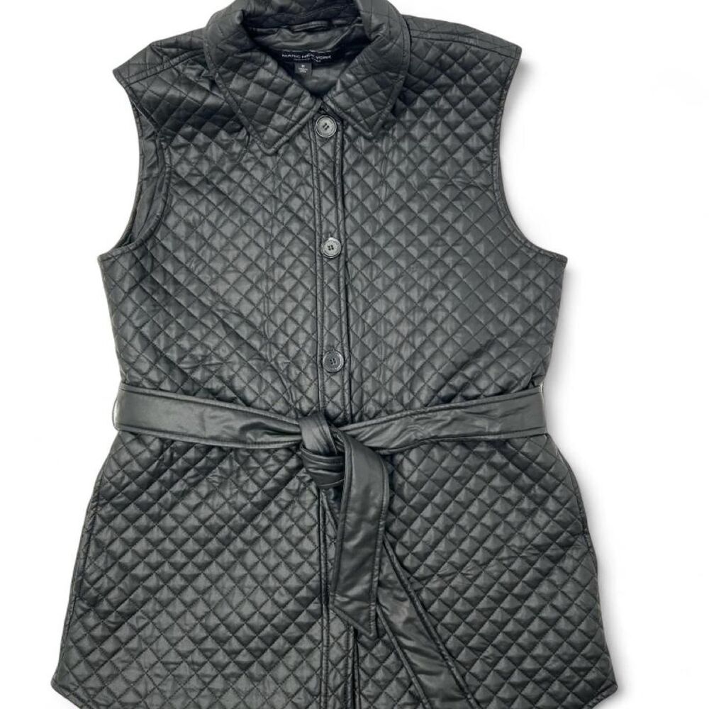 Marc-new-york Women's Black and Grey Gilet